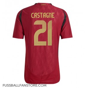 Belgien Timothy Castagne #21 Replik Heimtrikot EM 2024 Kurzarm